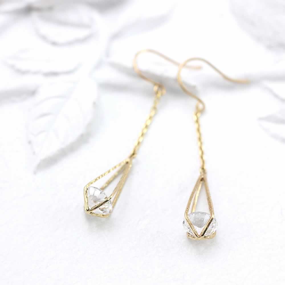 K10YG スーパーキュービックジルコニア ピアス_02