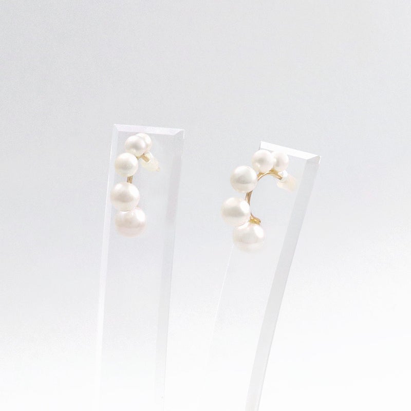 K10YG 淡水真珠 半円フープピアス_03