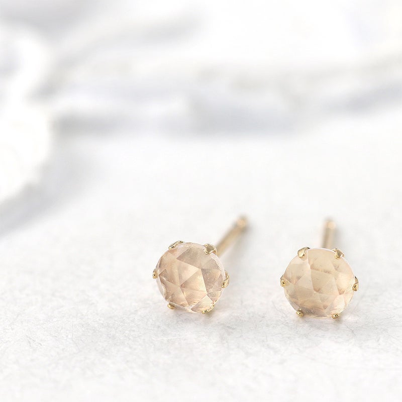 K10YG ローズクォーツ ピアス_02