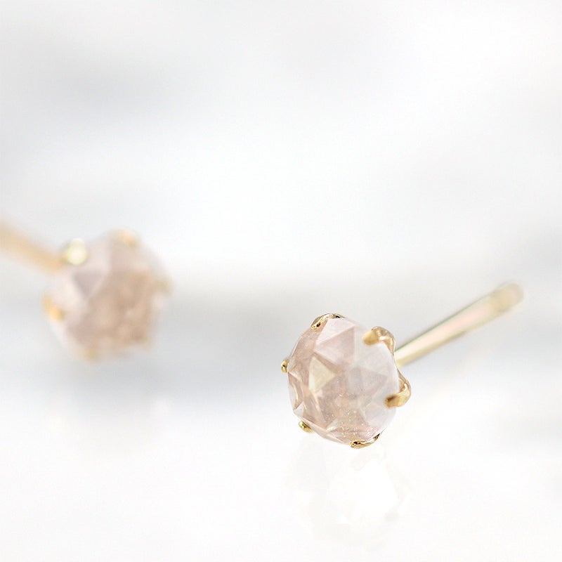 K10YG ローズクォーツ ピアス_03