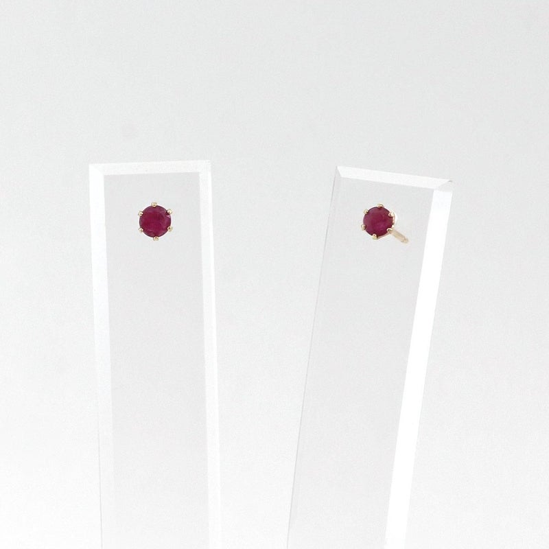 K10YG ルビーピアス_03