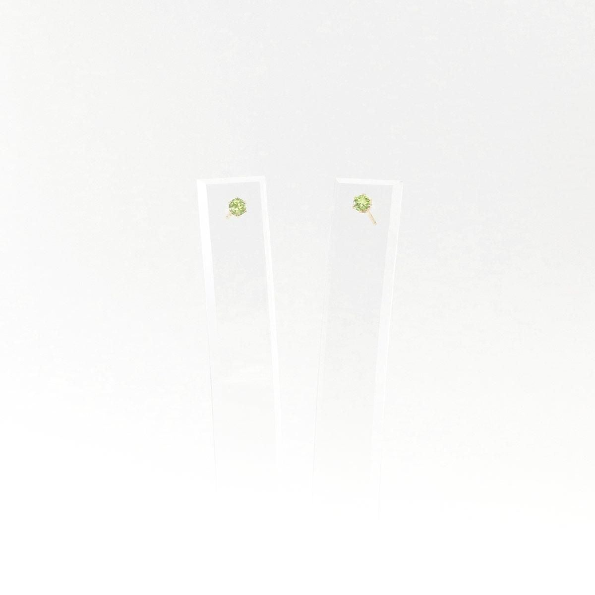 K10YG ペリドットピアス_09