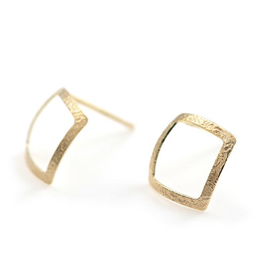 K10YG 菱形モチーフ ピアス_14