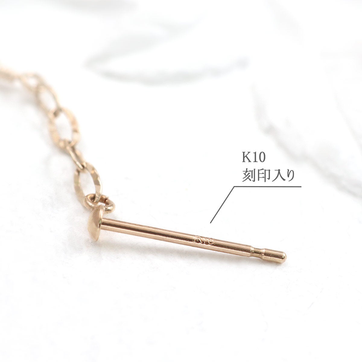 K10PG アメジスト ティアドロップ ピアス_05