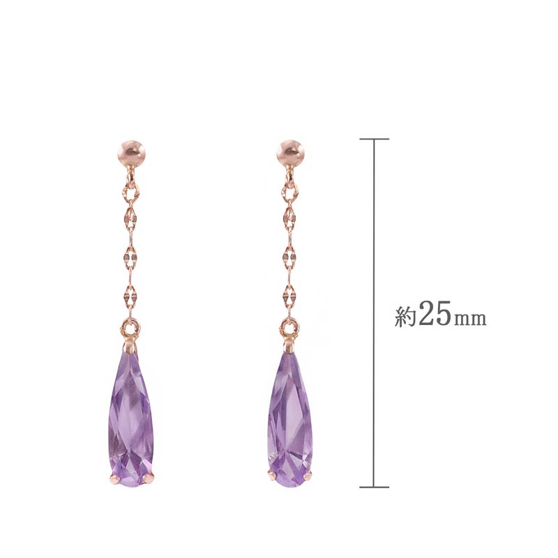 K10PG アメジスト ピアス_04