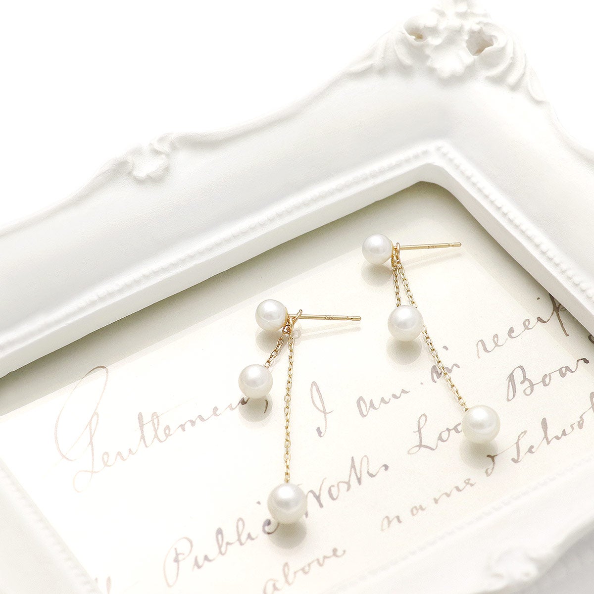 K10YG 淡水真珠 2wayピアス | Jewelry ROLA（ジュエリーローラ）