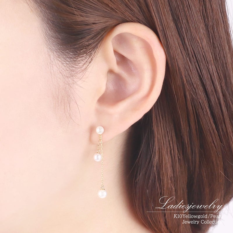 K10YG 淡水真珠 2wayピアス_11