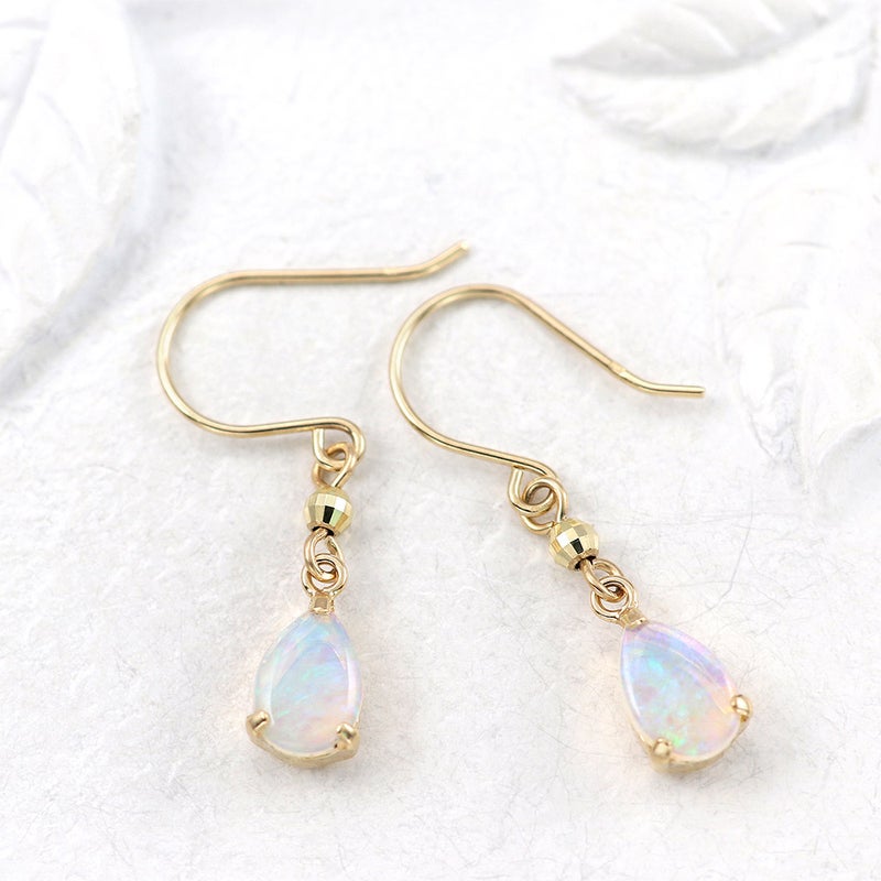 K10YG オパール フックピアス 10月誕生石_02