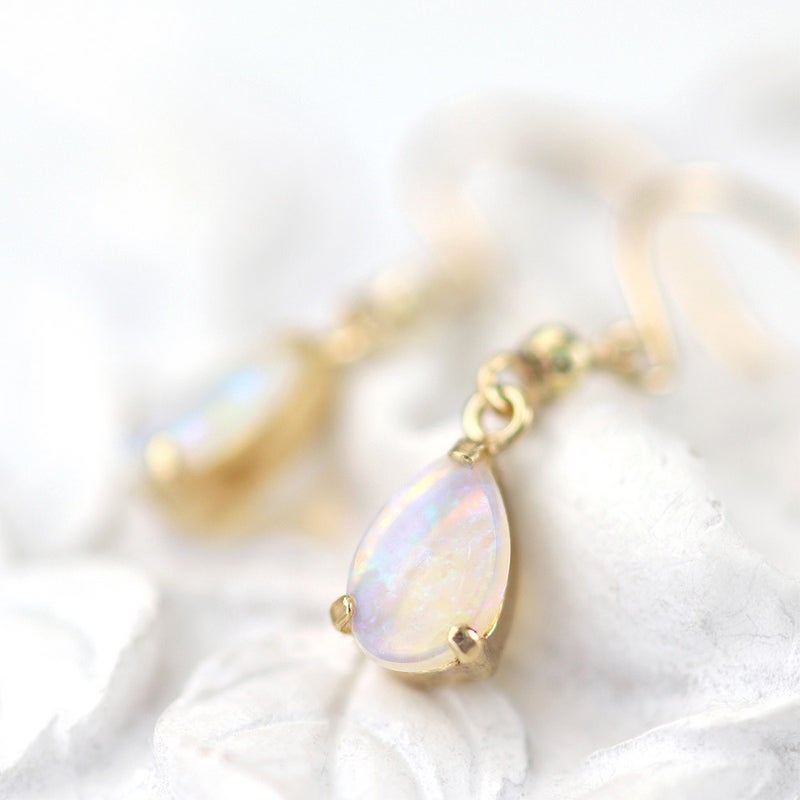 K10YG オパール フックピアス 10月誕生石_03