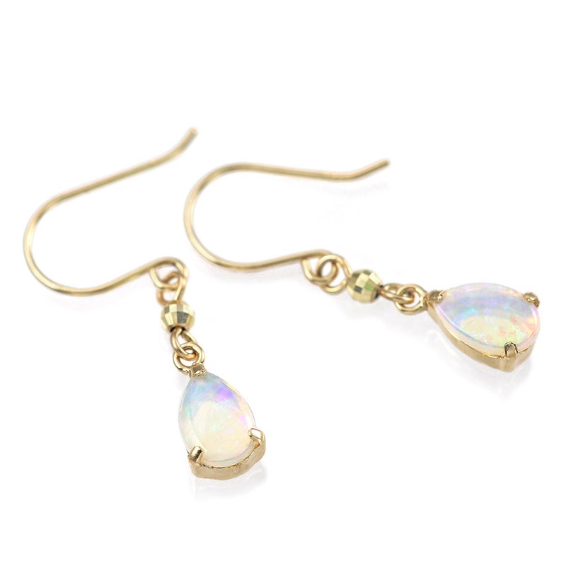 K10YG オパール フックピアス 10月誕生石_12