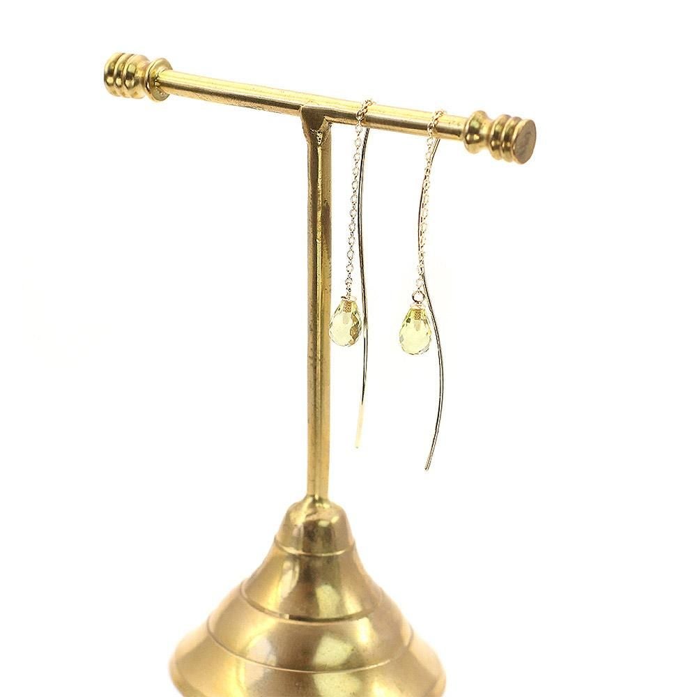 K10YG レモンクォーツ アメリカンピアス_03