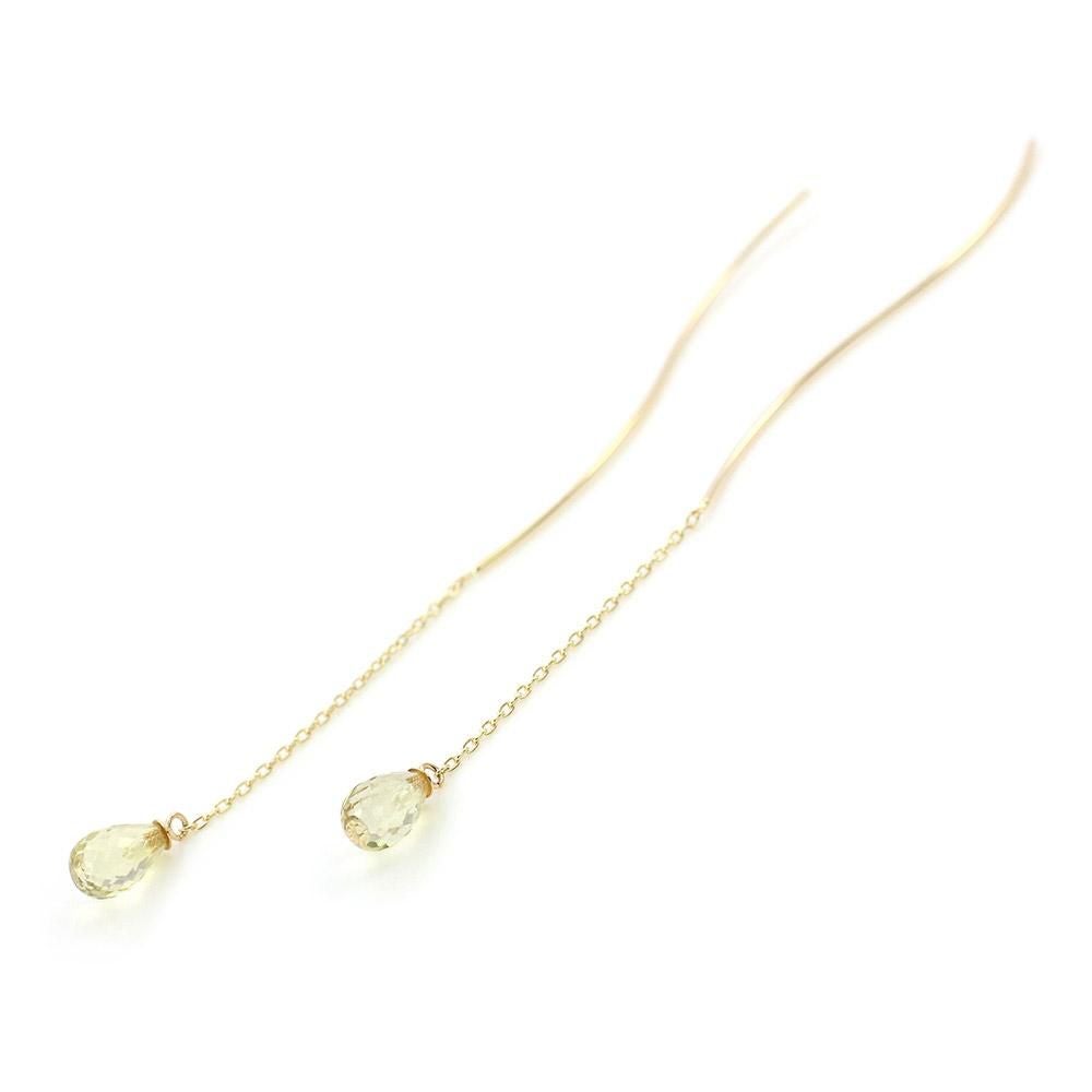 K10YG レモンクォーツ アメリカンピアス_09