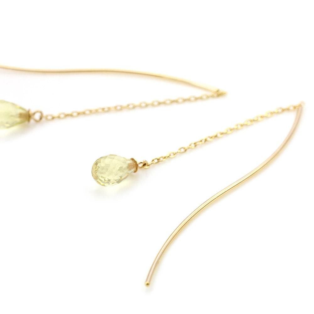 K10YG レモンクォーツ アメリカンピアス_13