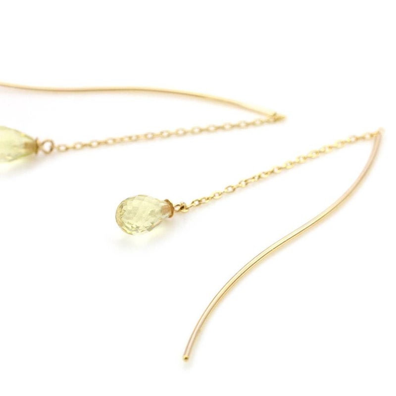 K10YG レモンクォーツ アメリカンピアス_13