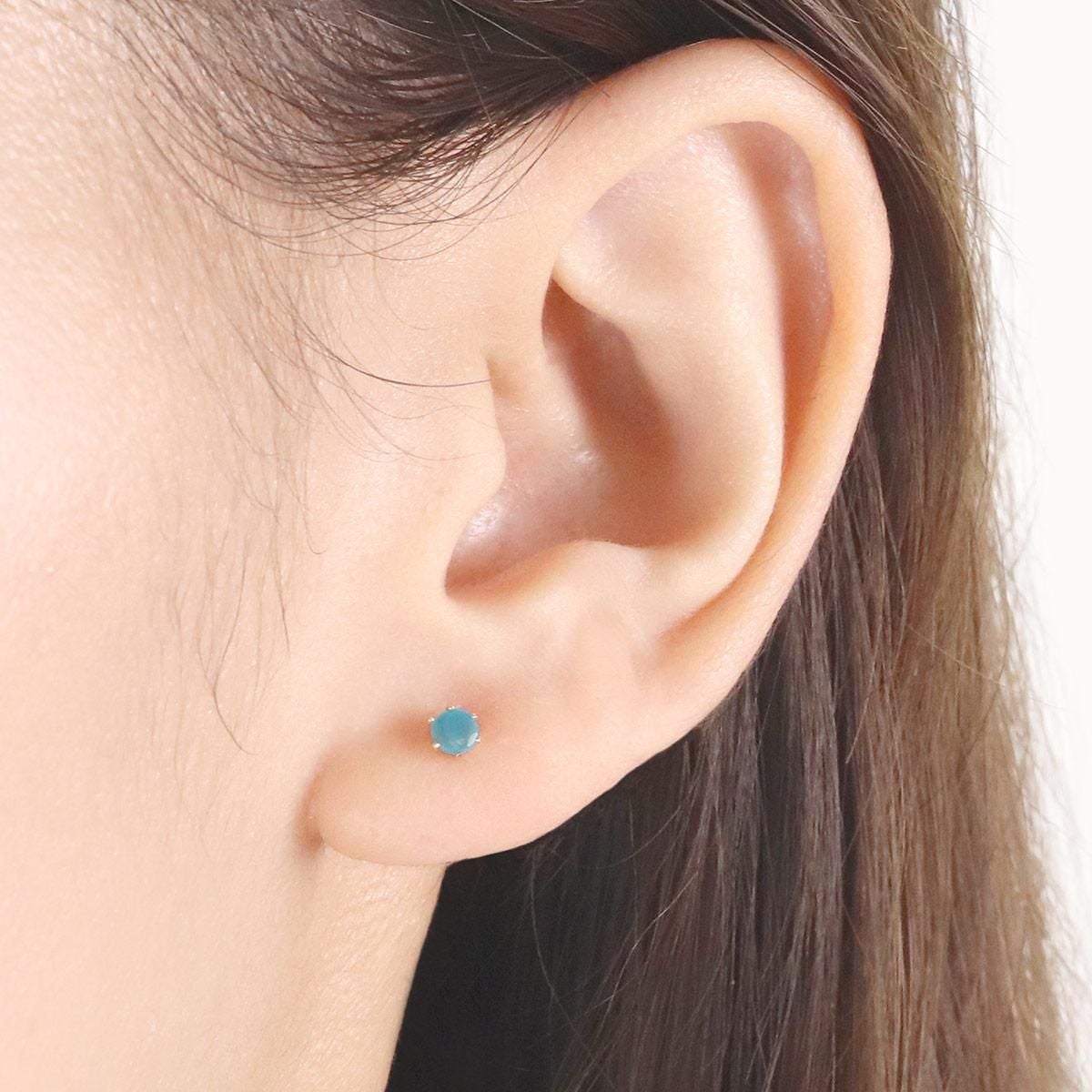 K10YG ターコイズピアス | Jewelry ROLA（ジュエリーローラ）