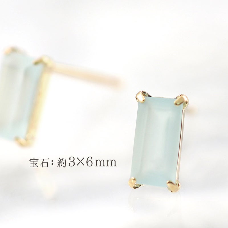 K10YG スカイブルートパーズ ピアス 11月の誕生石_05