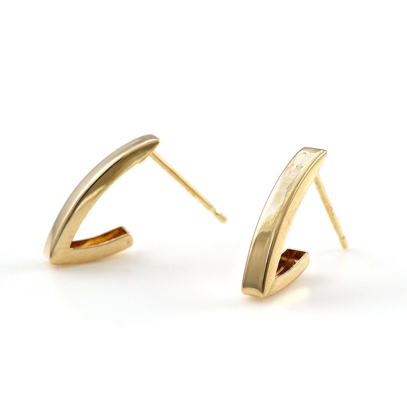 K10YG V字 ピアス_03