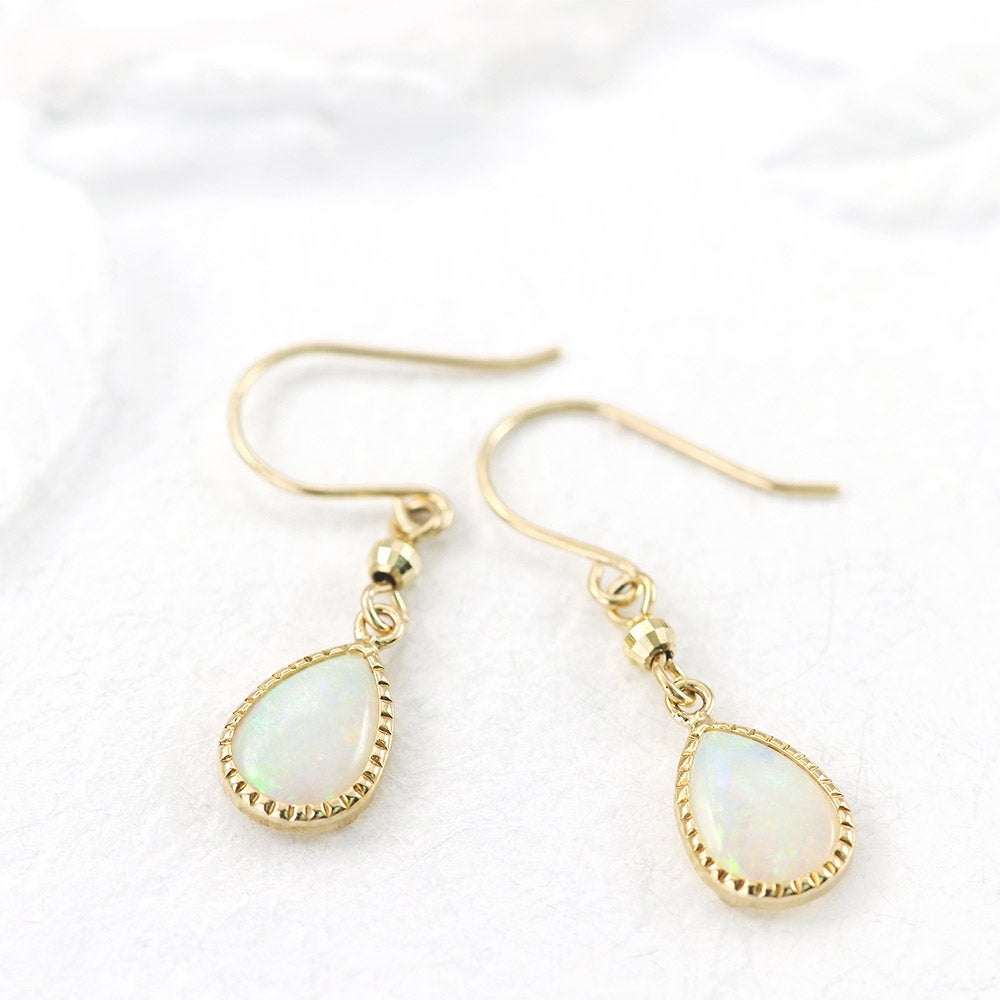 K10YG オパール フックピアス 10月誕生石_02