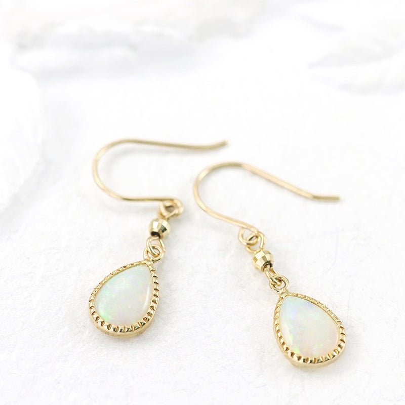 K10YG オパール フックピアス 10月誕生石_02