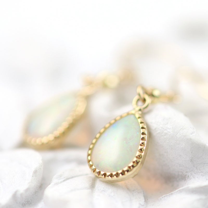 K10YG オパール フックピアス 10月誕生石_03