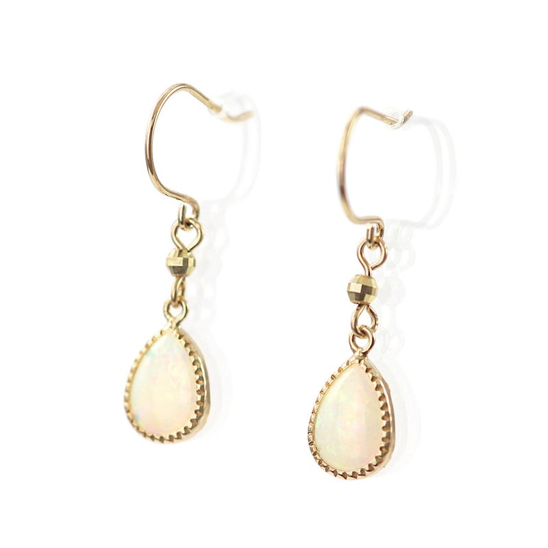 K10YG オパール フックピアス 10月誕生石_11