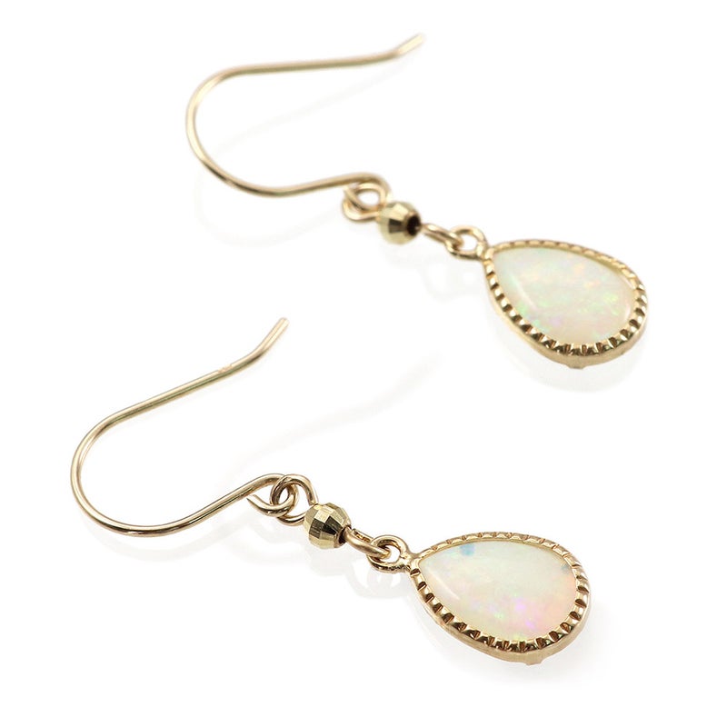 K10YG オパール フックピアス 10月誕生石_12