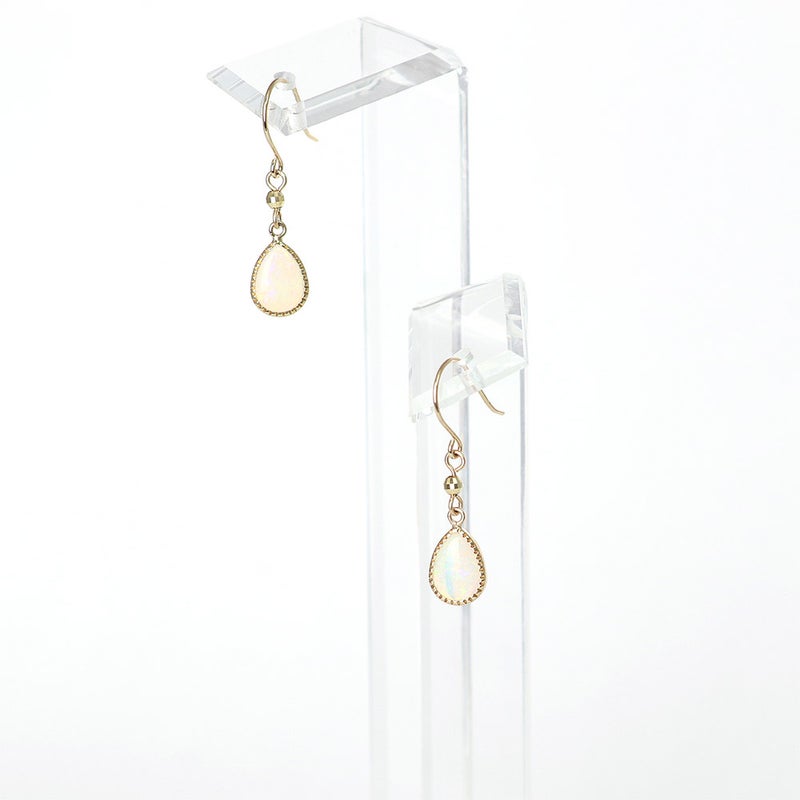 K10YG オパール フックピアス 10月誕生石_13