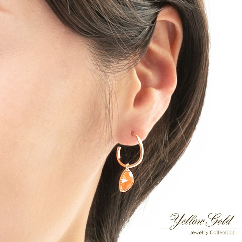 K10YG カーネリアン 2WAYピアス_05