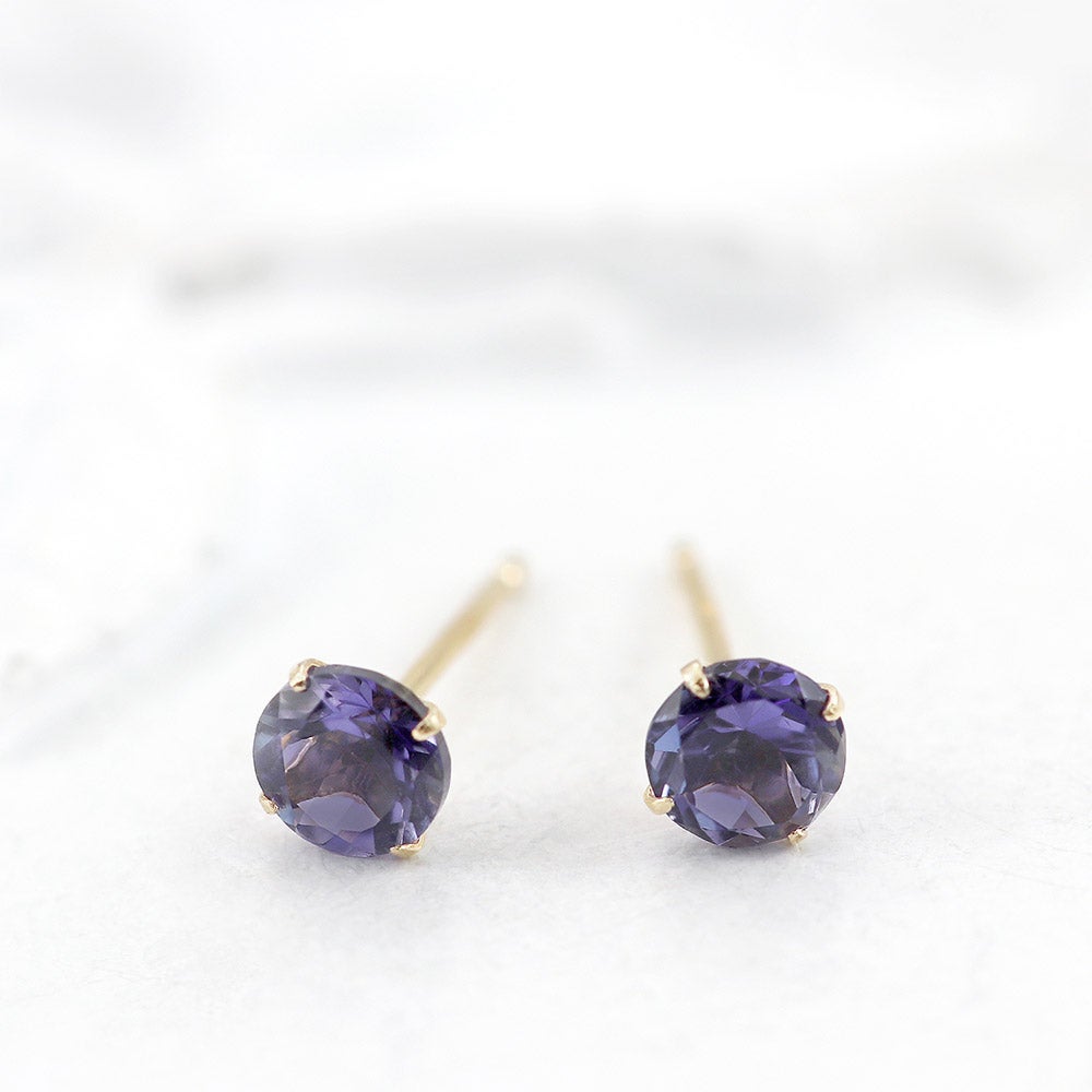 K10YG アイオライト ピアス_02