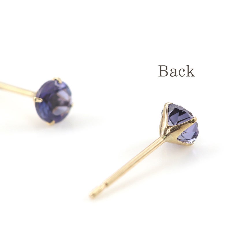 K10YG アイオライト ピアス_10