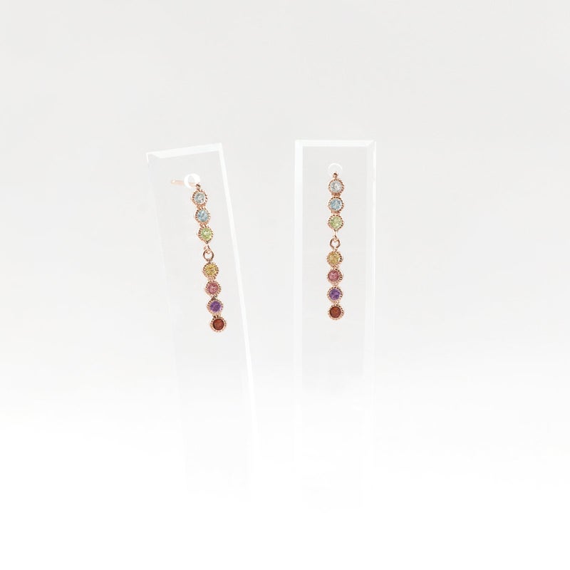 K10PG マルチストーン アミュレットピアス_09