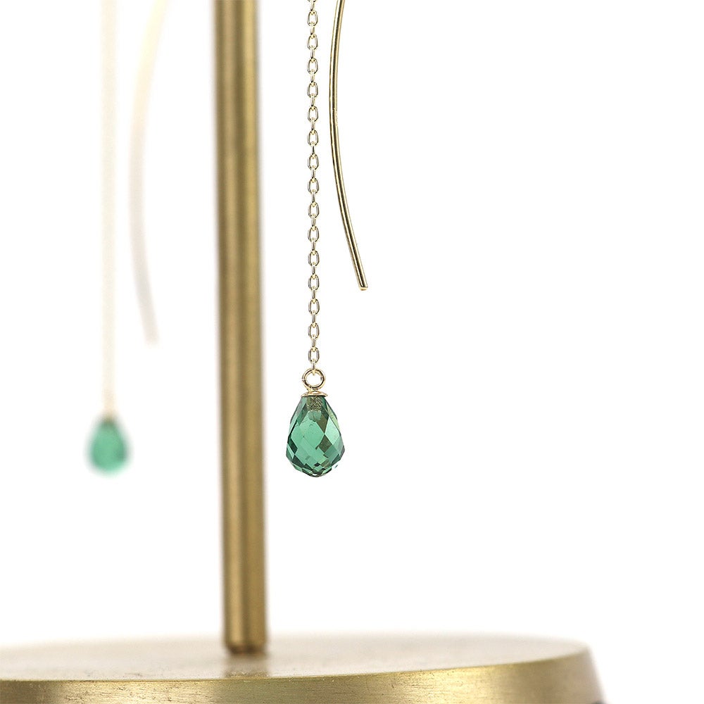 K10YG グリーンクォーツ アメリカンピアス_04