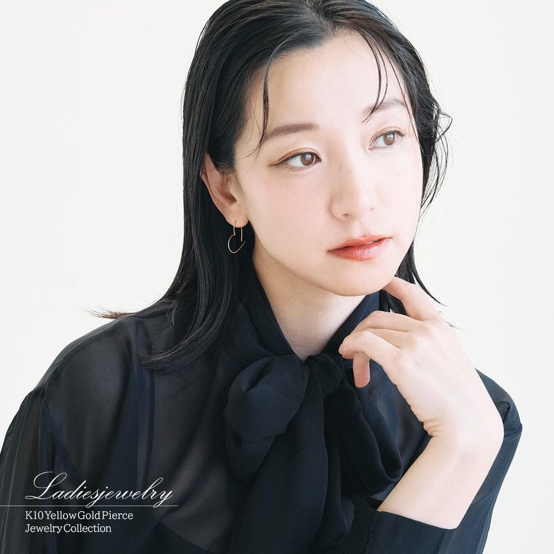 K10YG ハート フックピアス_11