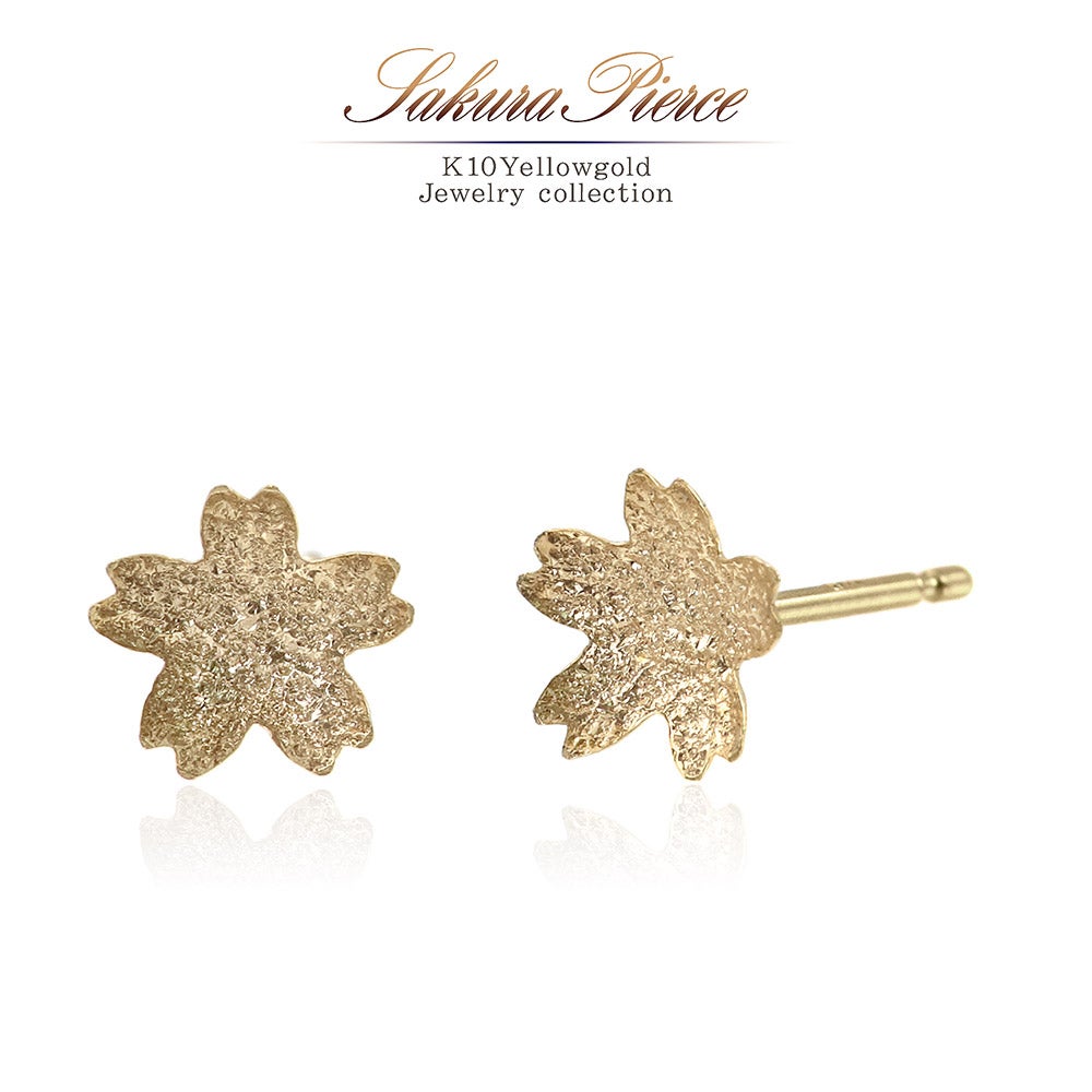 K10YG 桜 ピアス_01