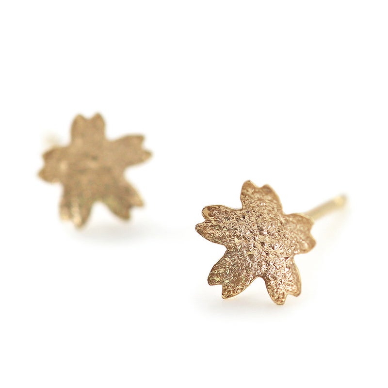 K10YG 桜 ピアス_12