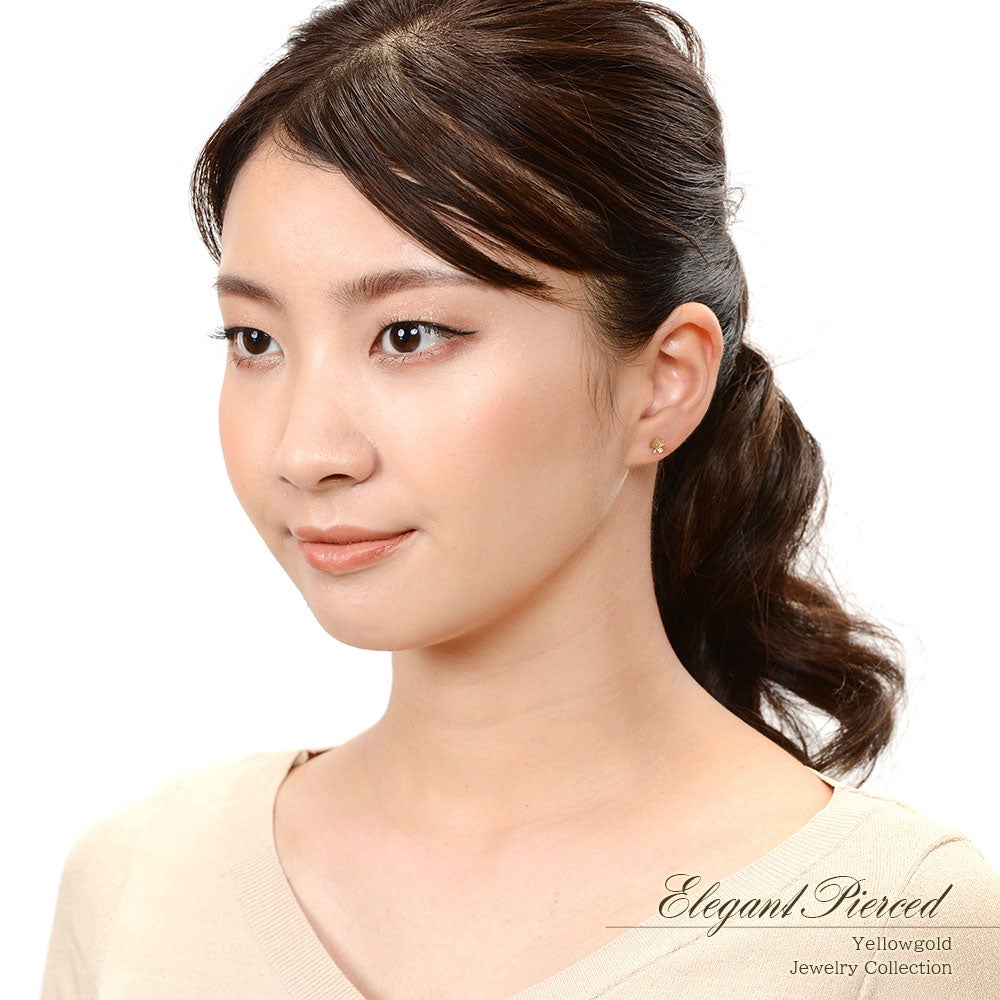 K10YG 桜 ピアス_14