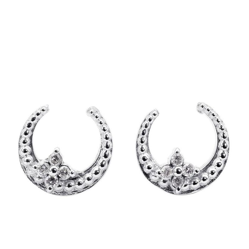 K10 ダイヤモンド 三日月ピアス_22