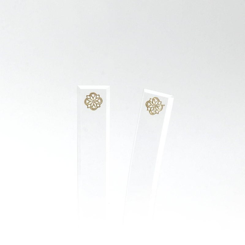 K10YG 花モチーフ ダイヤモンドピアス_09