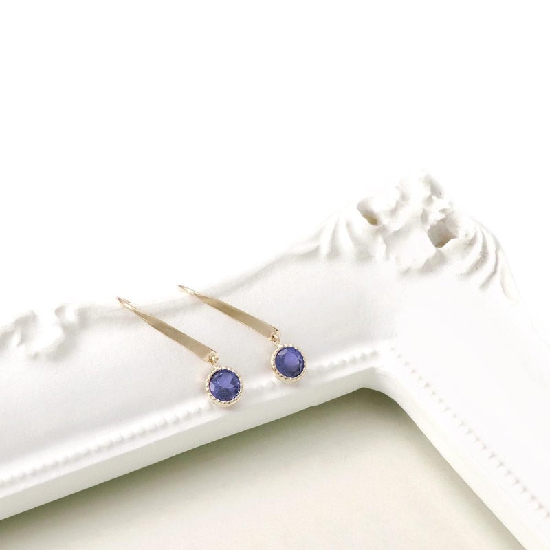 K10YG アイオライト フックピアス_09