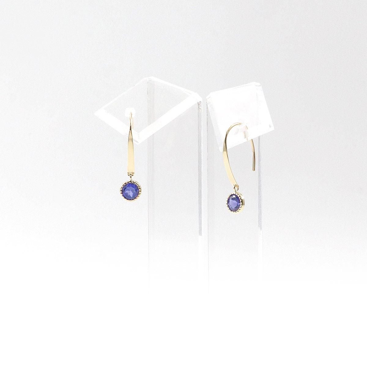 K10YG アイオライト フックピアス_10