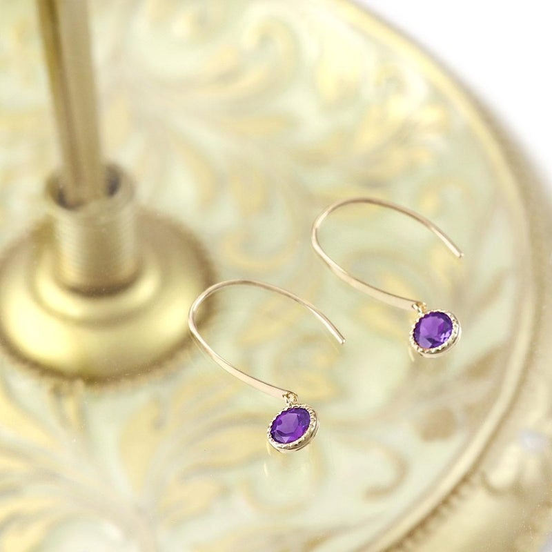 K10YG アメジスト フックピアス_09