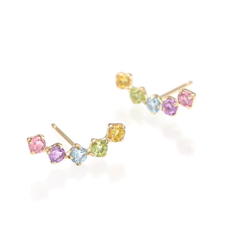 K10YG マルチストーン ピアス_03
