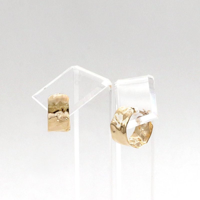 K10YG 幅広 フープピアス_03