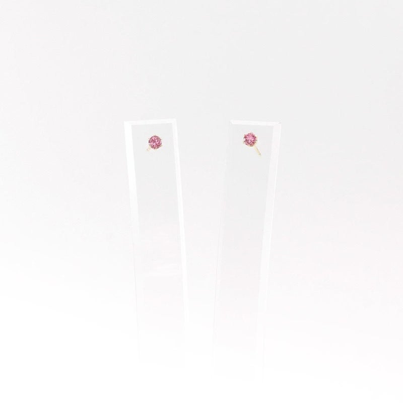 K10YG ピンクトルマリンピアス_09