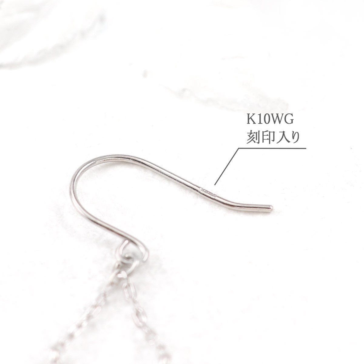 K10WG マルチストーン V字フックピアス_05