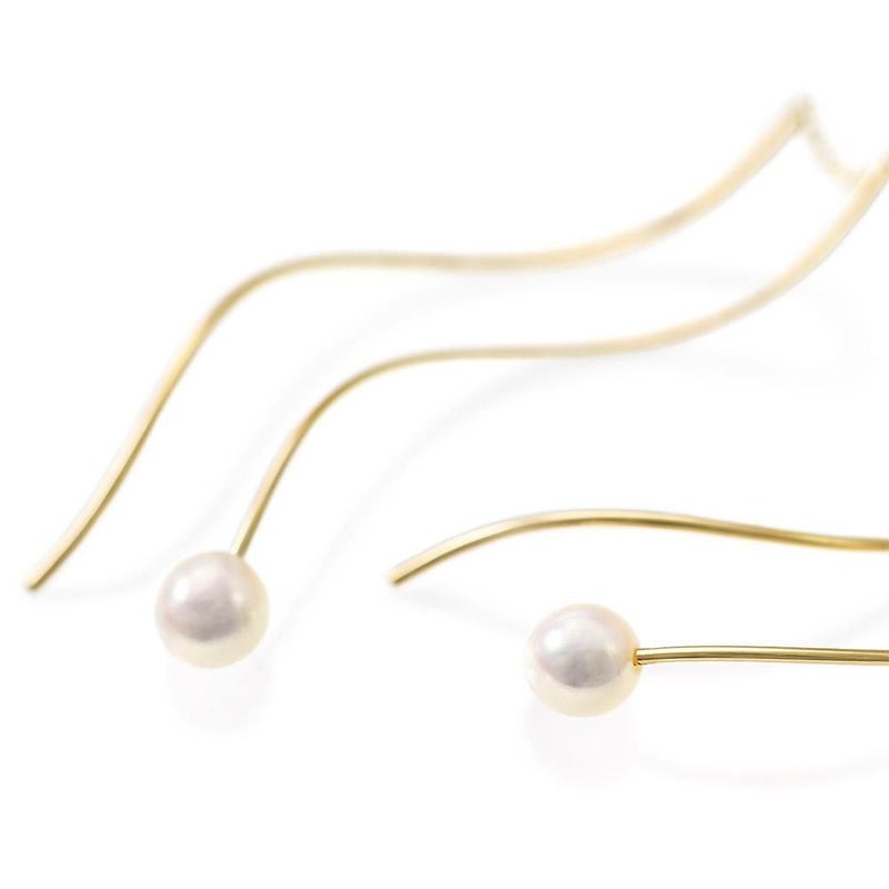 K10YG 淡水パール アメリカンピアス_12