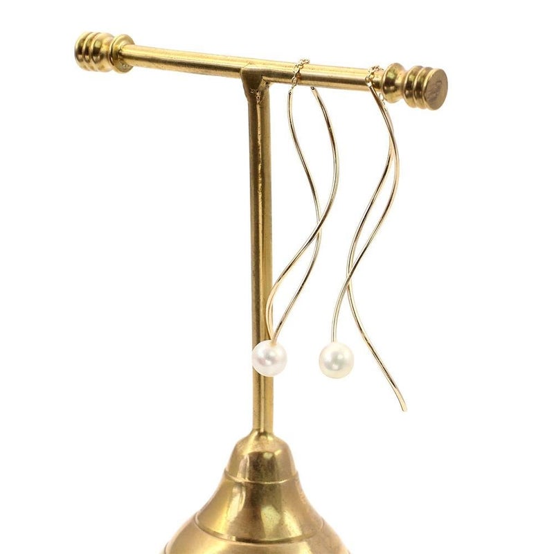 K10YG 淡水パール アメリカンピアス_14