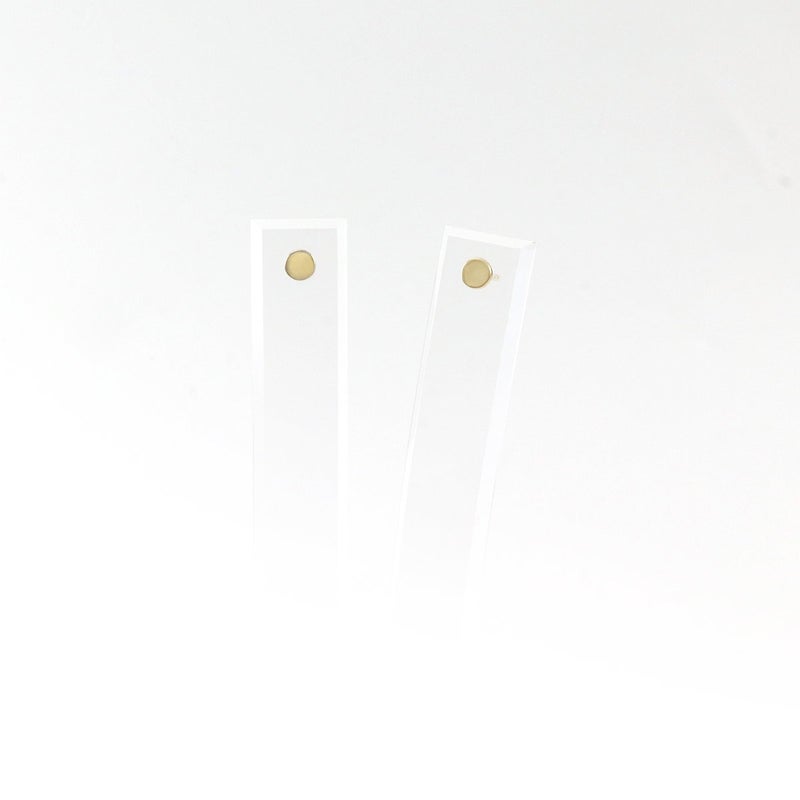 K10YG ラウンドモチーフ 地金ピアス_09