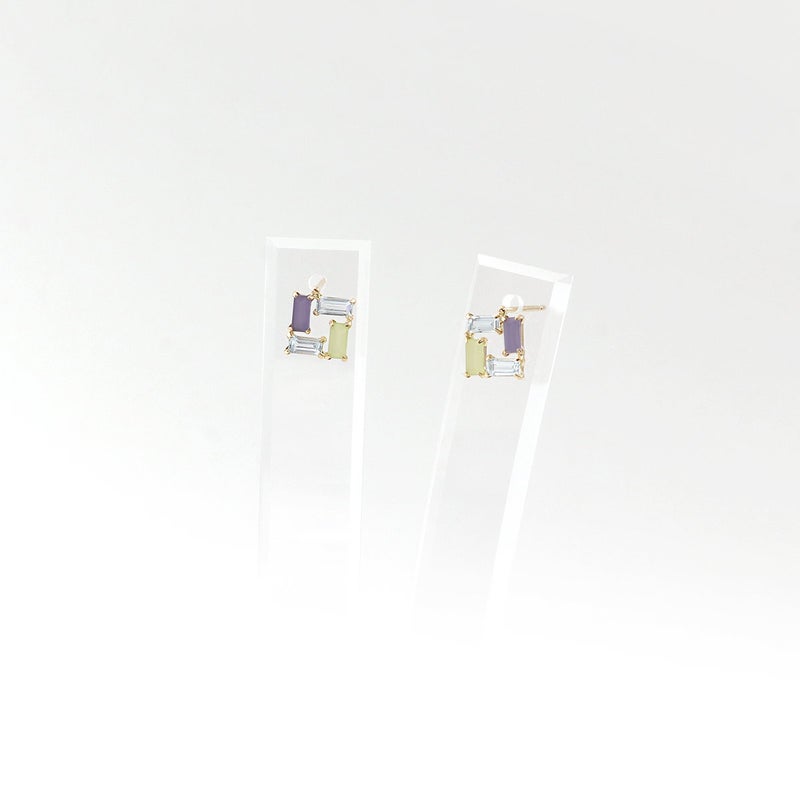 K10YG アイオライト＆スカイブルートパーズ＆ペリドット ピアス_09