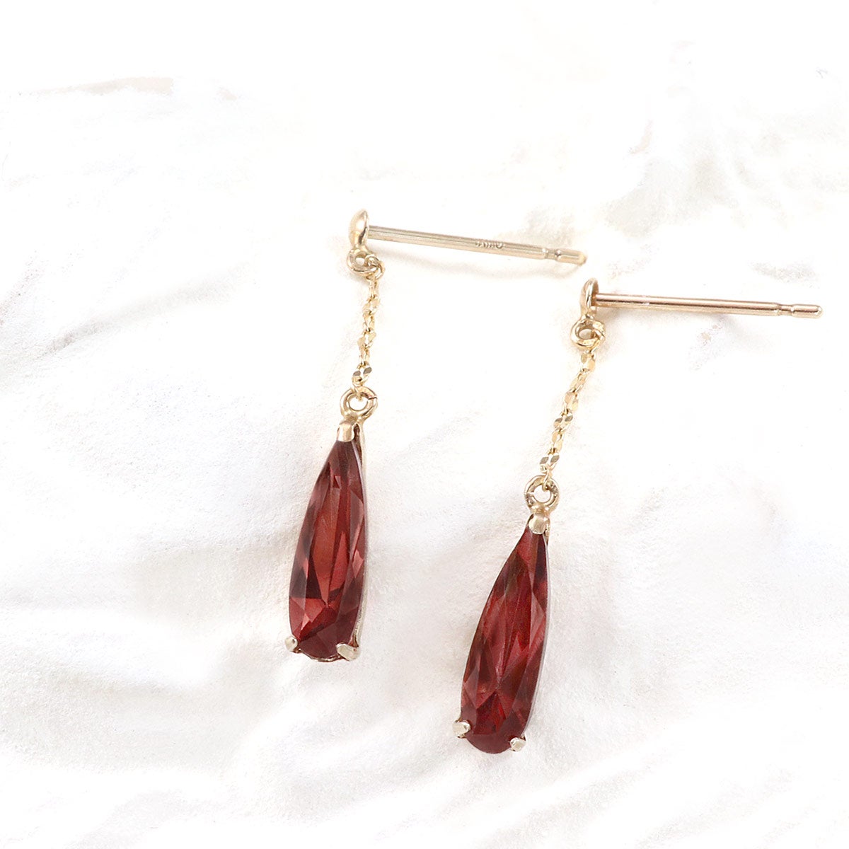 K10YG ガーネット ピアス_02